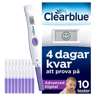 Produktfoto för Clearblue Advanced Ägglossningstest 10 st