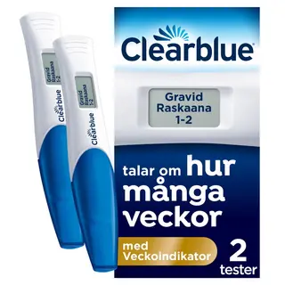 Produktfoto för Clearblue Digital graviditetstest med veckoindikator 2 st