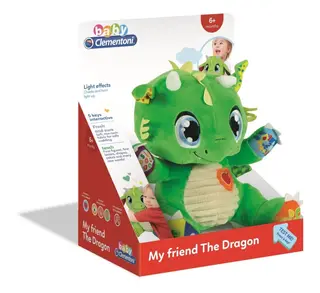 Produktfoto för Clementoni Baby Dragon Interactive Plush (SE-FI-DK-NO)