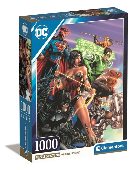 Alternativ bild 0 för Clementoni DC Comics, 1000 styck, Serietidning, 18 År