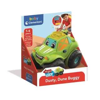 Produktfoto för Clementoni Dusty Buggy med ljud och ljus Pullback