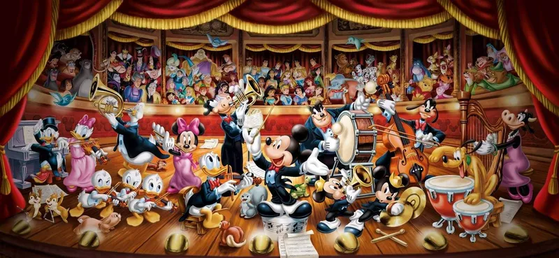Bild 2 för Clementoni High Quality Collection - Disney-orkester - pussel - 13200 delar