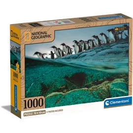 Alternativ bild 0 för Clementoni Jigsaw Puzzle National Geographics - Penguin 1000pcs. Golv