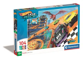 Produktfoto för Clementoni Jigsaw Puzzle Super Color Hot Wheels 104pcs.