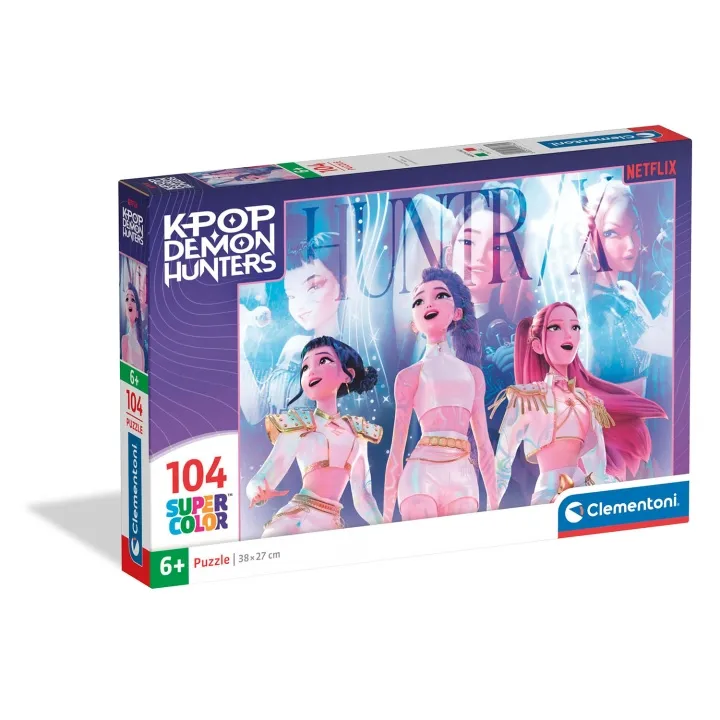 Alternativ bild 0 för Clementoni K-pop Demon Hunters Pussel 104 bitar - K-Pop Demon Hunters -  Leksaksaffären