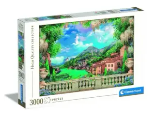 Produktfoto för Clementoni Lush terrace on lake, 3000 styck, Djurliv, 10 År