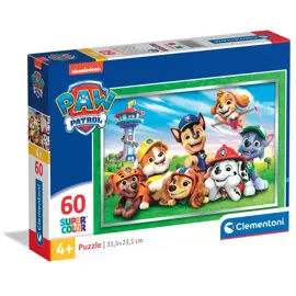 Produktfoto för Clementoni Paw Patrol Super Colour Puzzle (60)