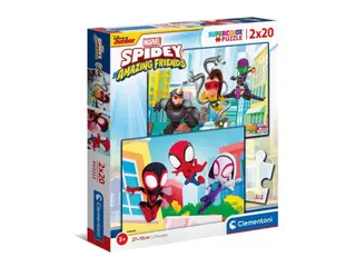 Produktfoto för Clementoni Spidey Pussel 2x20 bitar