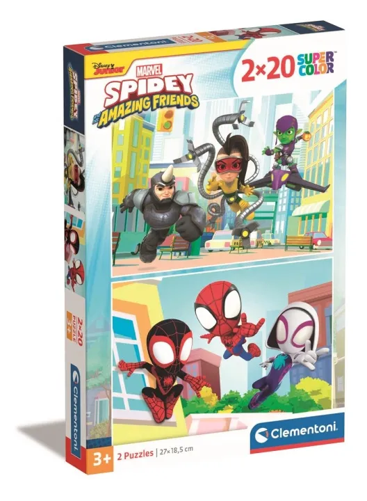 Alternativ bild 0 för Clementoni Spidey Pussel 2x20 bitar