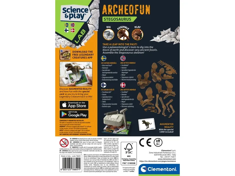 Alternativ bild 0 för Clementoni Stegosaurus (I-78849)