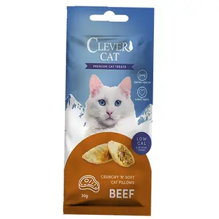 Produktfoto för Clever Cat Pillows 12-pack Beef