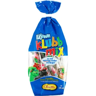 Produktfoto för Cloetta Björnar Klubbmix påse, 200g