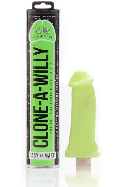 Bild 2 för Clone-A-Willy Glow in the dark kit - Neongrön