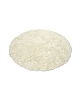Produktfoto för Cloudy matta rund naturvit