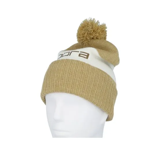 Bild 2 för Cobra - Beige pom Beanie - Beanie Light Sand Pom @ Hatstore