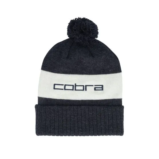 Bild 1 för Cobra - Blå pom Beanie - Beanie Navy Pom @ Hatstore
