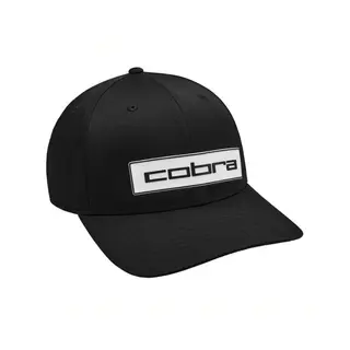 Produktfoto för Cobra - Svart adjustable Keps - Tour Tech Cap  Black/White Adjustable @ Hatstore