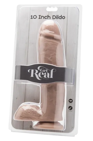 Bild 2 för COCK 10 INCH W/ BALLS FLESH