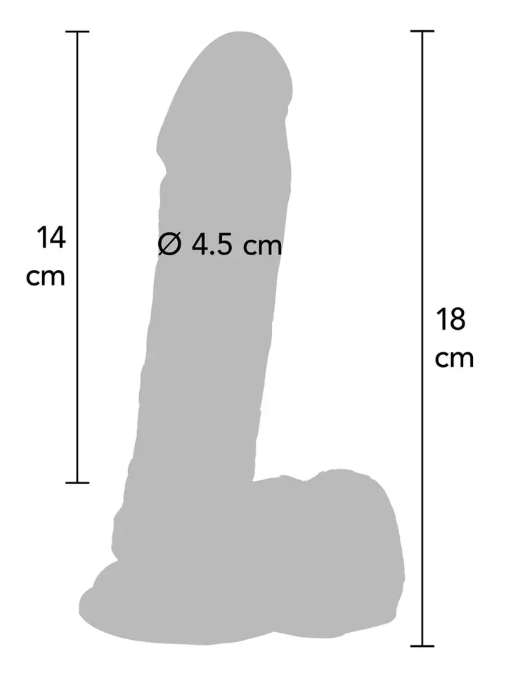 Bild 2 för COCK 7 INCH W/ BALLS FLESH