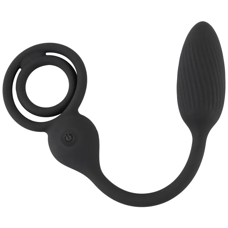 Alternativ bild 0 för Cock and Ball Ring with RC Butt Plug