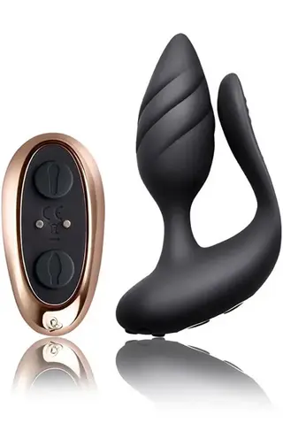 Produktfoto för Cocktail Dual Motor Couples Toy - Svart