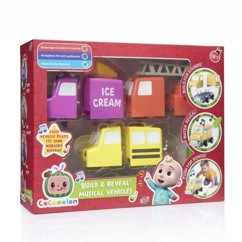 Alternativ bild 0 för CoComelon Build N Reveal Vehicles