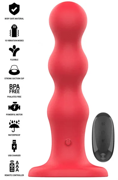 Bild 1 för Cody Vibrator 10 Modes Remote Control Dildo med vibrator