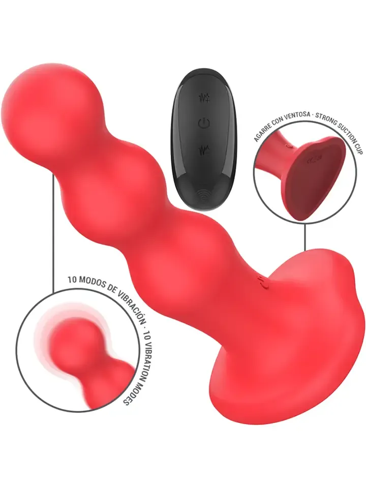 Bild 2 för Cody Vibrator 10 Modes Remote Control Dildo med vibrator