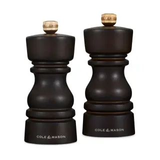 Produktfoto för Cole & Mason London salt- och pepparkvarnset 13 cm Chocolate