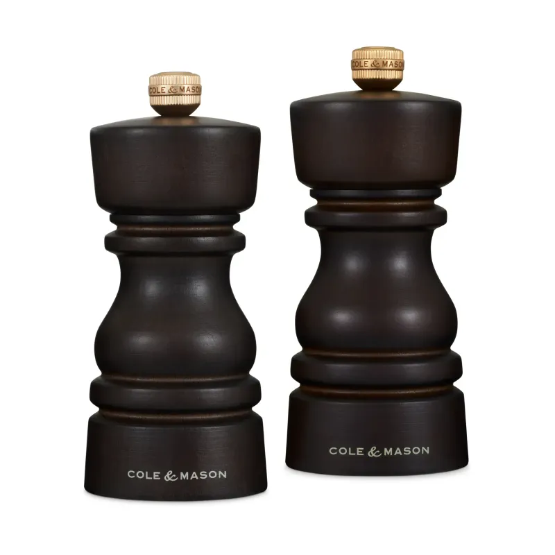 Alternativ bild 0 för Cole & Mason London salt- och pepparkvarnset 13 cm Chocolate