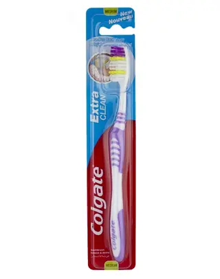 Produktfoto för Colgate 2 x Tandborste "Extra Clean"