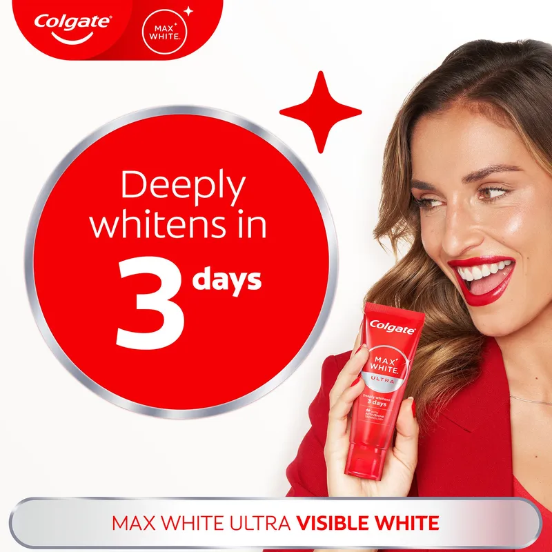 Bild 2 för Colgate Max White Ultra Active Foam 75 ml