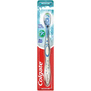 Produktfoto för Colgate MaxWhite Tandbørste - Medium - Grå