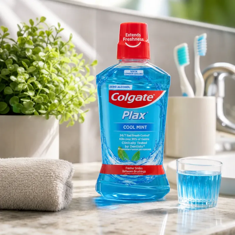 Bild 2 för Colgate Mouthwash Plax Cool Mint 500 ml