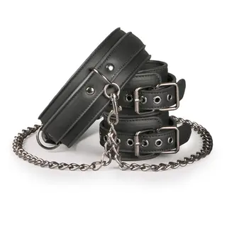 Produktfoto för Collar and Wrist Restraint Set