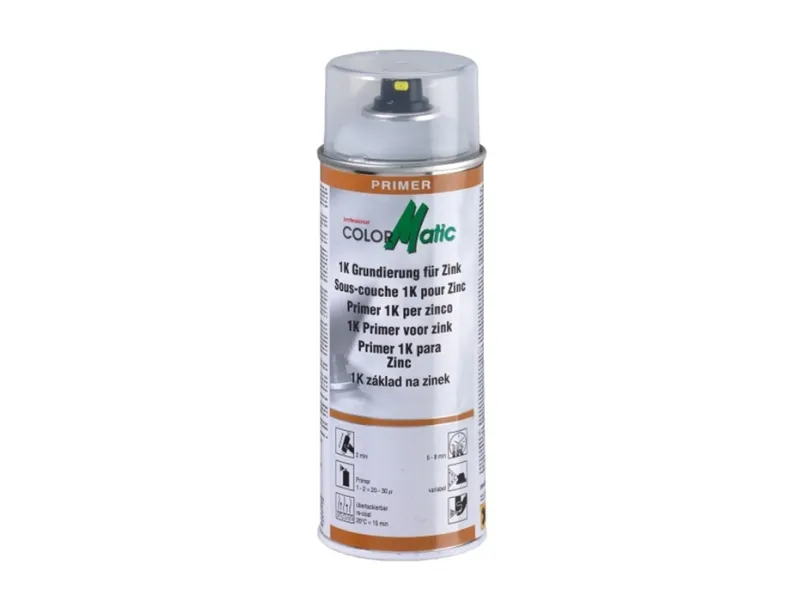 Alternativ bild 0 för Colormatic 1K Zinc Primer - Zinkspray Ljusgrå 400 ml