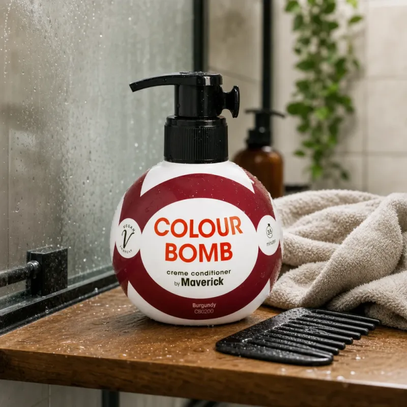Bild 2 för Colour Bomb Burgundy 250 ml