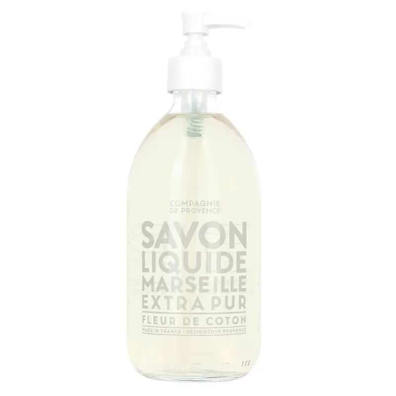 Bild 1 för Compagnie De Provence Liquid Marseille Soap Cotton Flower 500ml 500 ml