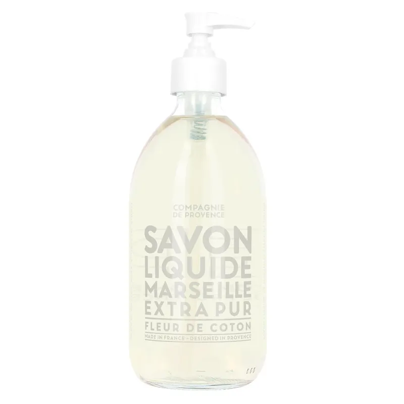 Bild 2 för Compagnie De Provence Liquid Marseille Soap Cotton Flower 500ml 500 ml