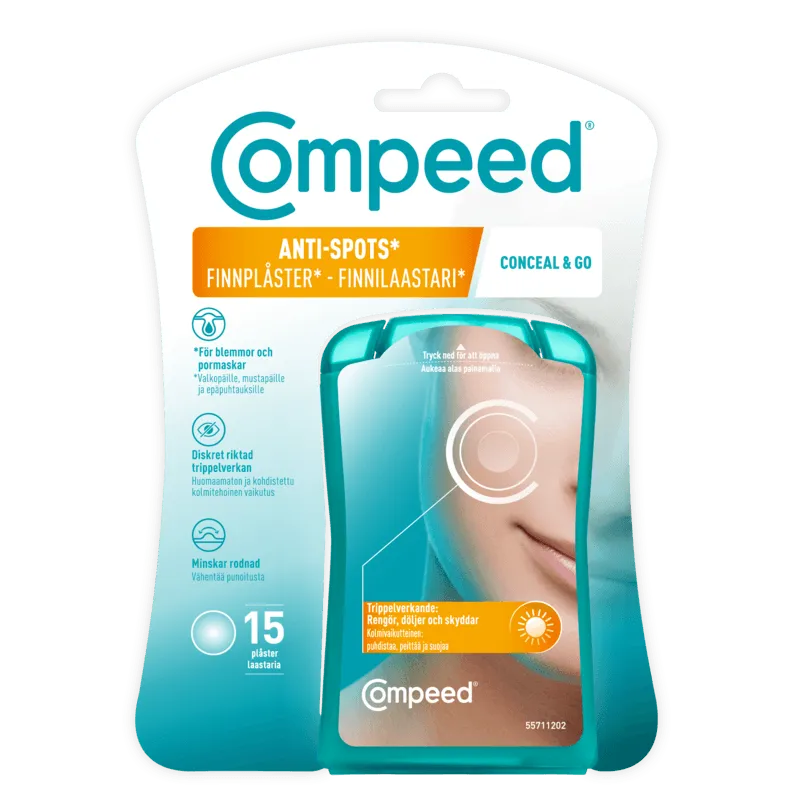 Bild 1 för Compeed Finnplåster Conceal & Go 15 st