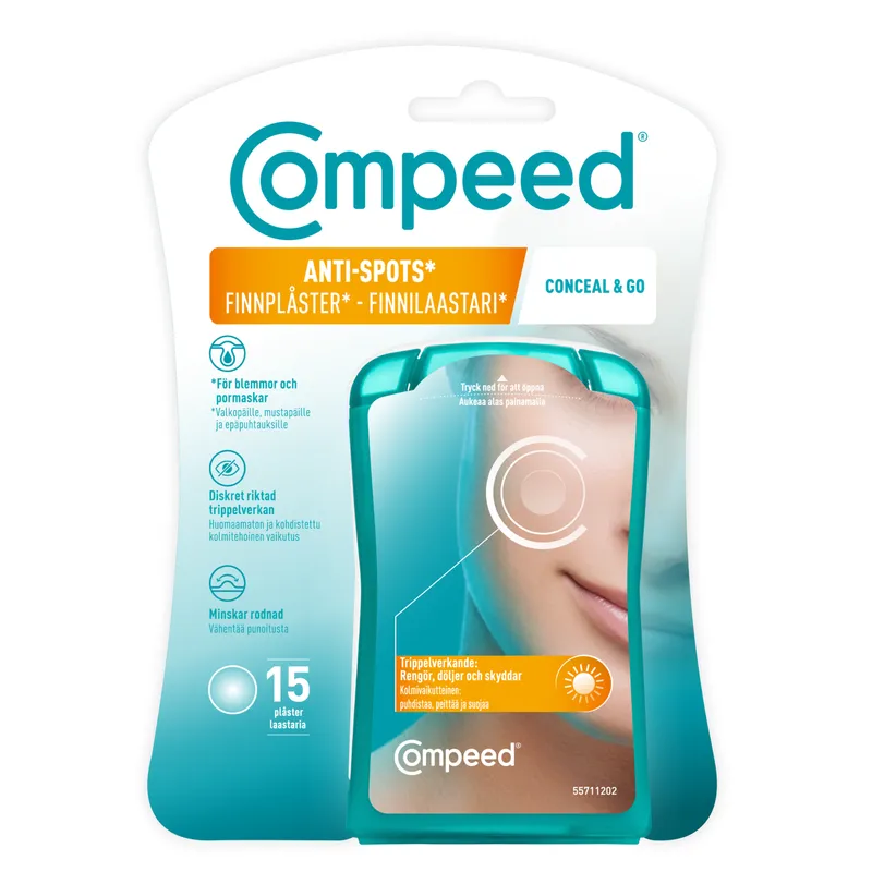 Bild 2 för Compeed Finnplåster Conceal & Go 15 st