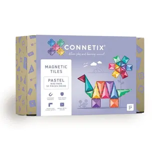 Produktfoto för Connetix Pastel Mini Pack 32-delar