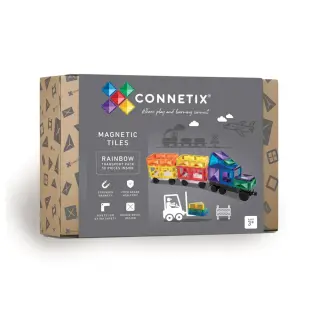Produktfoto för Connetix Rainbow Transport 50-delar