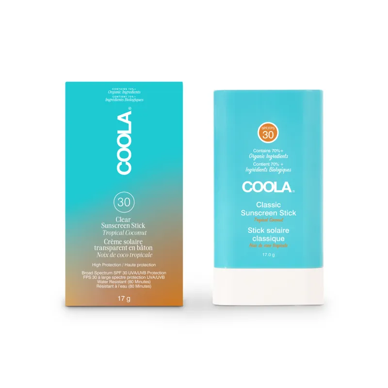 Bild 1 för COOLA - Classic Sunscreen Stick Tropical Coconut SPF30 17 ml på Skincity.com