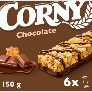 Produktfoto för Corny Choklad Müslibar 6 x 25 gram