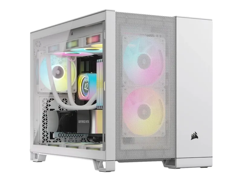 Alternativ bild 0 för Corsair 2500D Airflow - Dual Chamber - Chassi - Minitower - Vit