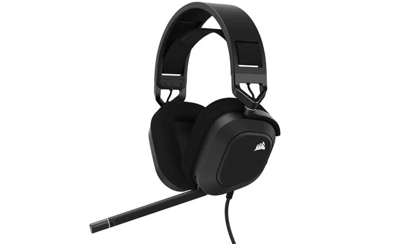 Alternativ bild 0 för CORSAIR Gaming HS80 RGB - Headset - fullstorlek - kabelansluten - USB - kol
