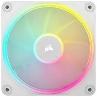 Produktfoto för CORSAIR LX RGB Series, iCUE LINK LX120 RGB White, 120mm RGB Fan, Single Fan
