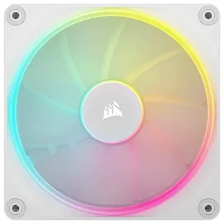 Produktfoto för CORSAIR LX RGB Series, iCUE LINK LX140 RGB White, 140mm RGB Fan, Single Fan