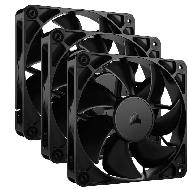 Alternativ bild 0 för Corsair RS120 3-pack - Chassi fläkt - 120mm - Svart - 36 dBA